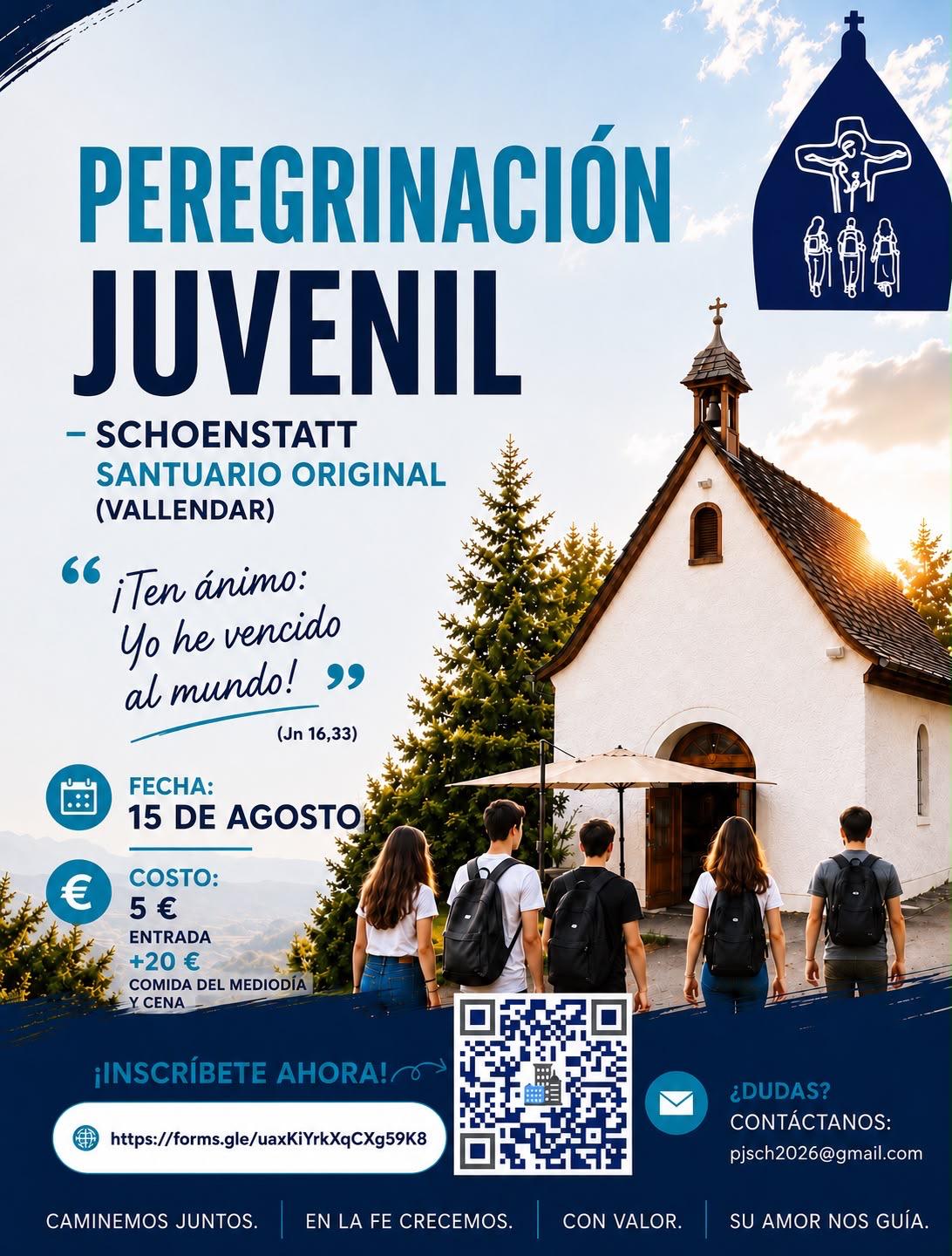 Póster de Peregrinación Juvenil – Schoenstatt (Vallendar)